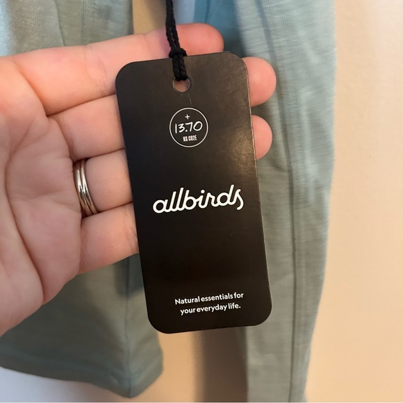 Allbirds Quarter Zip Pullover Natural Run Mid Layer Green Hush Athleisure Casual - Picture 10 of 12